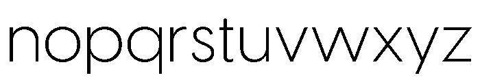 Visby Light Font LOWERCASE