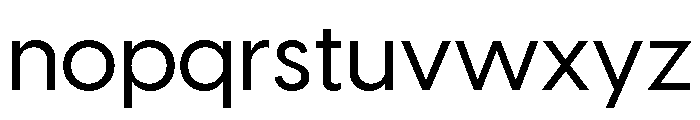 Visby Medium Font LOWERCASE