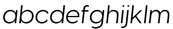 Visby Regular Oblique FONT