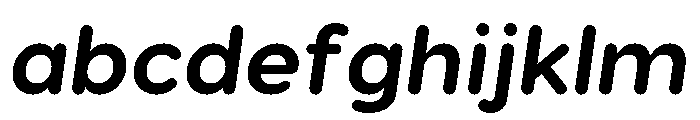 Visby Round Bold Oblique FONT