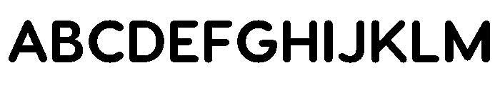 Visby Round Bold Font UPPERCASE