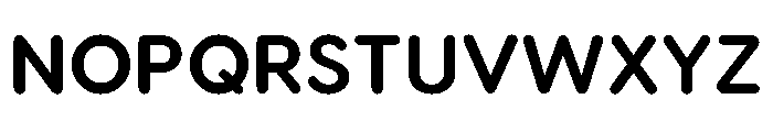 Visby Round Bold Font UPPERCASE