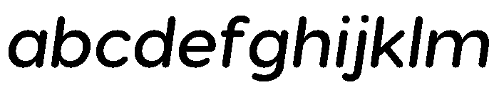 Visby Round Demi Bold Oblique FONT