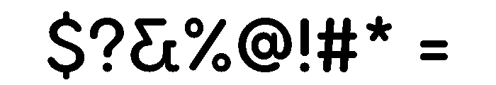 Visby Round Demi Bold Font OTHER CHARS