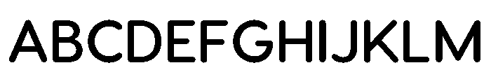 Visby Round Demi Bold Font UPPERCASE