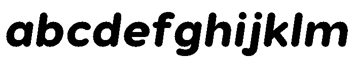 Visby Round Heavy Oblique FONT
