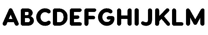 Visby Round Heavy Font UPPERCASE