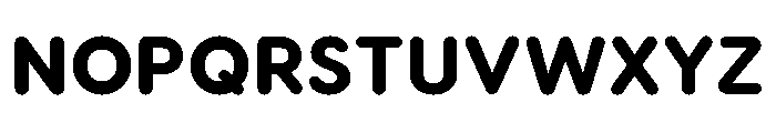 Visby Round Heavy Font UPPERCASE