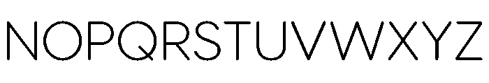 Visby Round Light Font UPPERCASE
