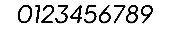 Visby Round Medium Oblique Font OTHER CHARS