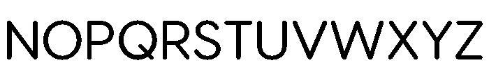 Visby Round Medium Font UPPERCASE