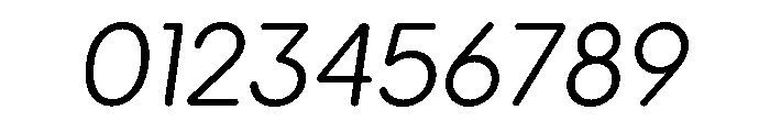 Visby Round Regular Oblique Font OTHER CHARS