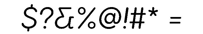 Visby Round Regular Oblique Font OTHER CHARS