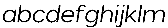 Visby Round Regular Oblique FONT