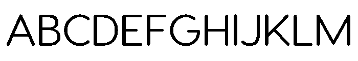 Visby Round Regular Font UPPERCASE