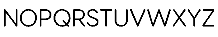 Visby Round Regular Font UPPERCASE