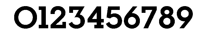 Visby Slab Bold Font OTHER CHARS