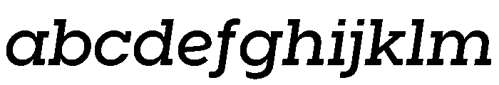 Visby Slab Demi Bold Oblique FONT