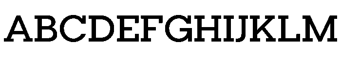 Visby Slab Demi Bold Font UPPERCASE