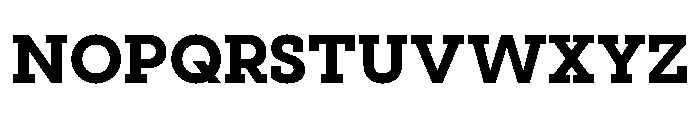 Visby Slab Extra Bold Font UPPERCASE