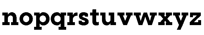 Visby Slab Extra Bold Font LOWERCASE
