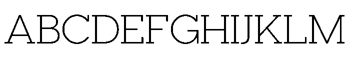 Visby Slab Light Font UPPERCASE