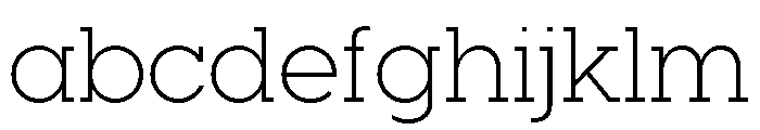 Visby Slab Light FONT
