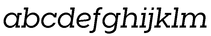 Visby Slab Medium Oblique FONT