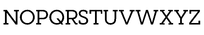 Visby Slab Medium Font UPPERCASE