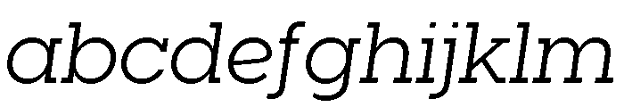 Visby Slab Regular Oblique FONT