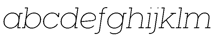 Visby Slab Thin Oblique FONT