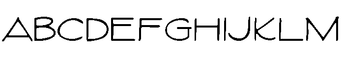 Vitrines Regular Font UPPERCASE
