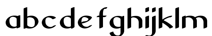 Vicente-ExpandedBold Font LOWERCASE