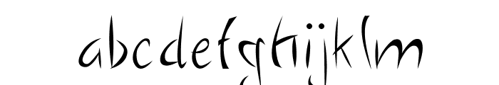 Vickle Font LOWERCASE