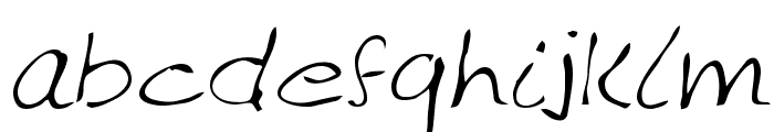 Vienna Regular Font LOWERCASE