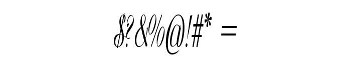 Virtuoso-ExtracondensedRegular Font OTHER CHARS