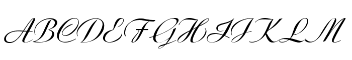 Virtuoso-Italic Font UPPERCASE