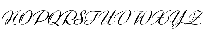Virtuoso-Italic Font UPPERCASE