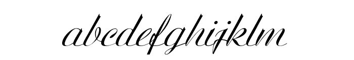 Virtuoso-Italic Font LOWERCASE
