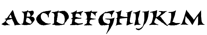 VisigothStd Font UPPERCASE