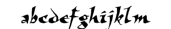 VisigothStd Font LOWERCASE