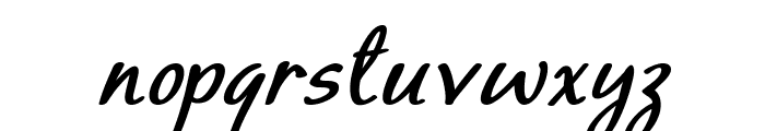 Vistula-BoldItalic Font LOWERCASE