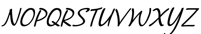 VistulaItalic Font UPPERCASE