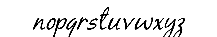 VistulaItalic Font LOWERCASE