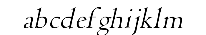 Viviene Italic Font LOWERCASE