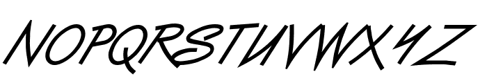 Vizier Heavy Italic Font UPPERCASE