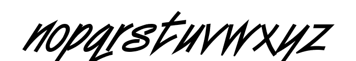 Vizier Heavy Italic Font LOWERCASE