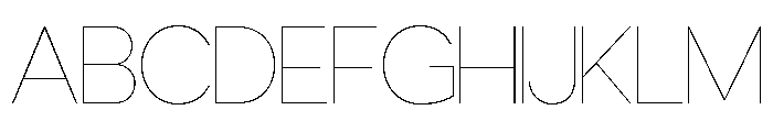 Vlorentine Thin Font UPPERCASE