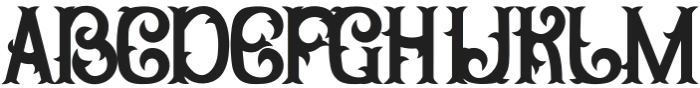 Vlories Heirs Regular otf (400) Font UPPERCASE