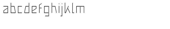 VLNL Agitka Neon Regular Font LOWERCASE